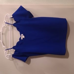 013. Monteau Royal Blue Sexy Top Small